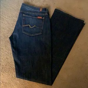 Sz 31 7 for All Mankind bootcut denim